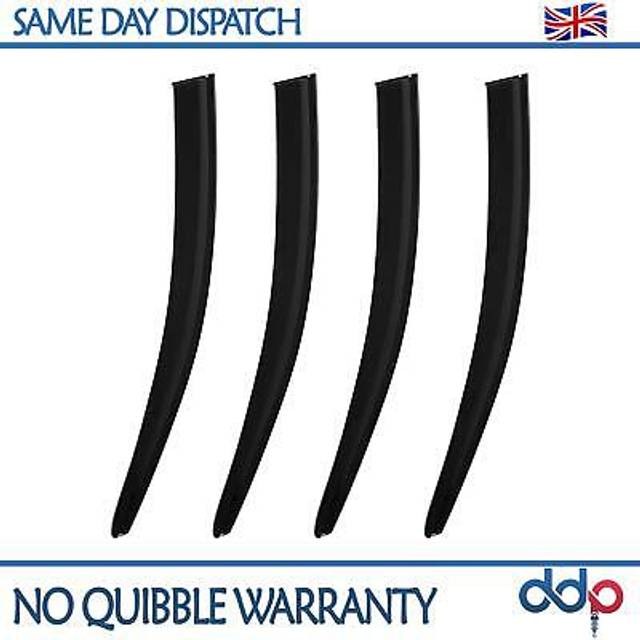 Wind Rain Sun Smoke Front Rear Deflector 4 Pcs Set For Vw Passat Sedan 2010-2015