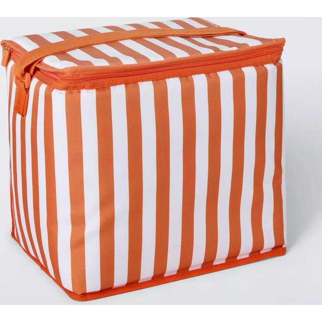 John Lewis Striped Picnic Cooler Bag, 30L, Sunset