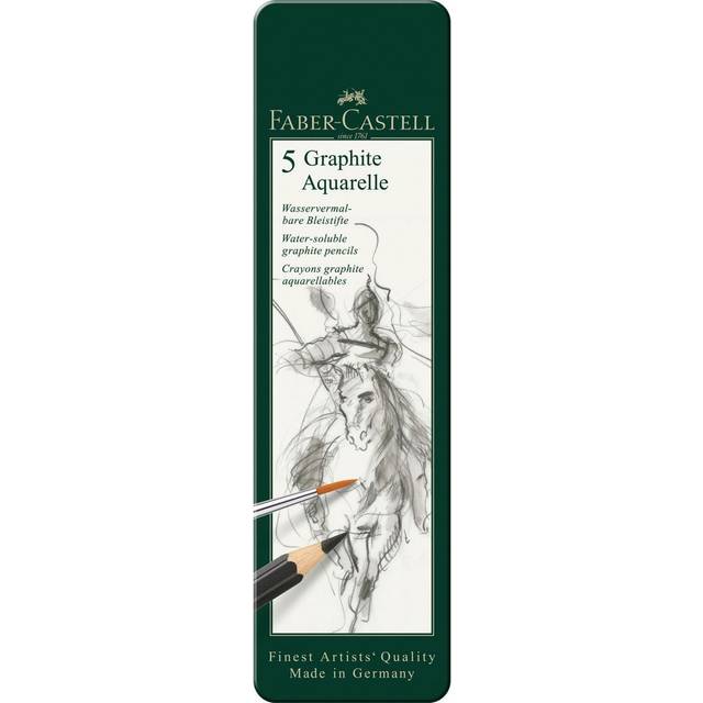 Faber-Castell Graphite Aquarelle Pack of 5