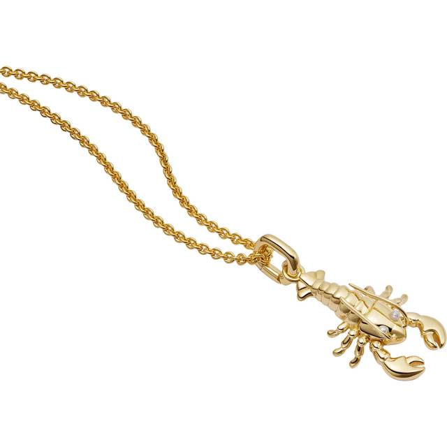 Daisy London Pearl Lobster Charm, Gold