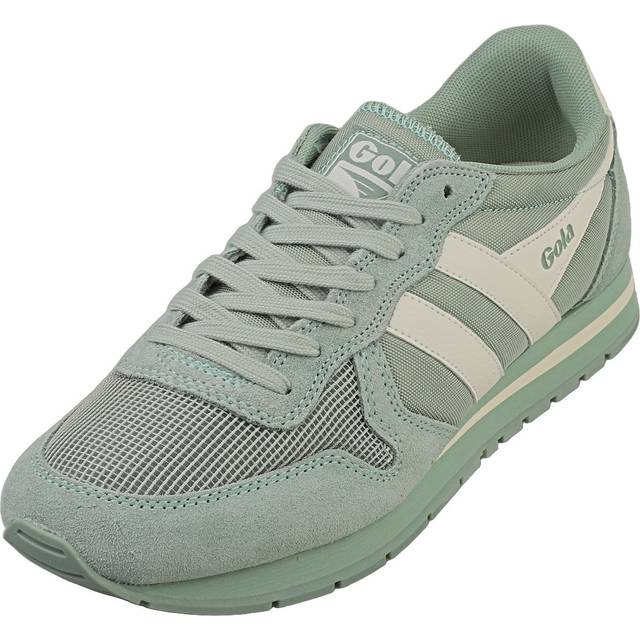 (5) Gola Daytona 88 Womens Classic Trainers in Green Off White