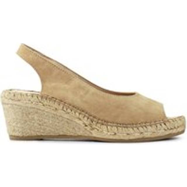 Jones Bootmaker Rosanna Wide Fit Suede Slingback Wedge Sandals