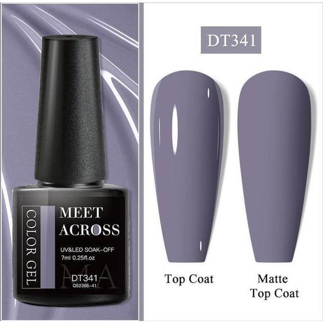 (DT341) Meet Across Glitter Nail Gel Polish Popular Nude Pink Red Blue Glitter Gel Polish Colorful Gel For Starter Manicure Nail Art Salon