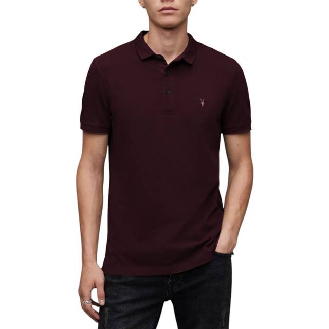 (Sepia Brown, 2XL) All Saints Reform Mens Polo Shirt Summer T Shirts