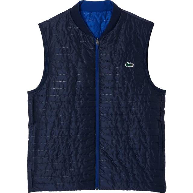 (M, Navy) Lacoste Mens Reversible Sport Gilet
