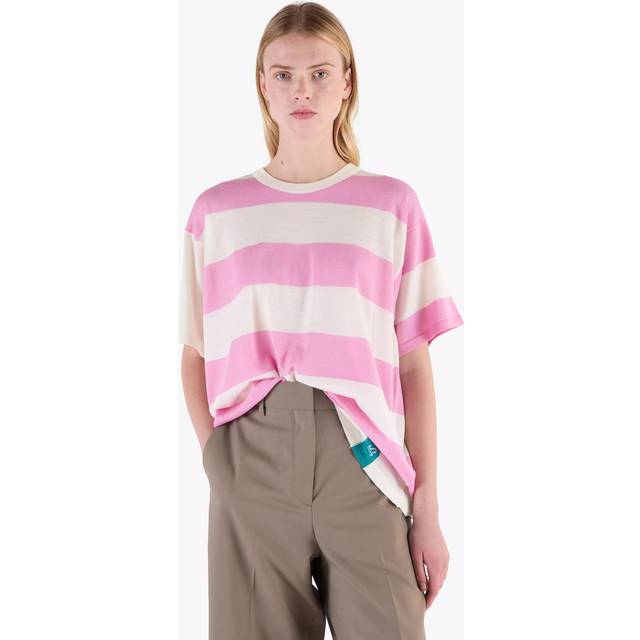 John Smedley Merino Regular Fit Short Sleeve Stripe T-Shirt
