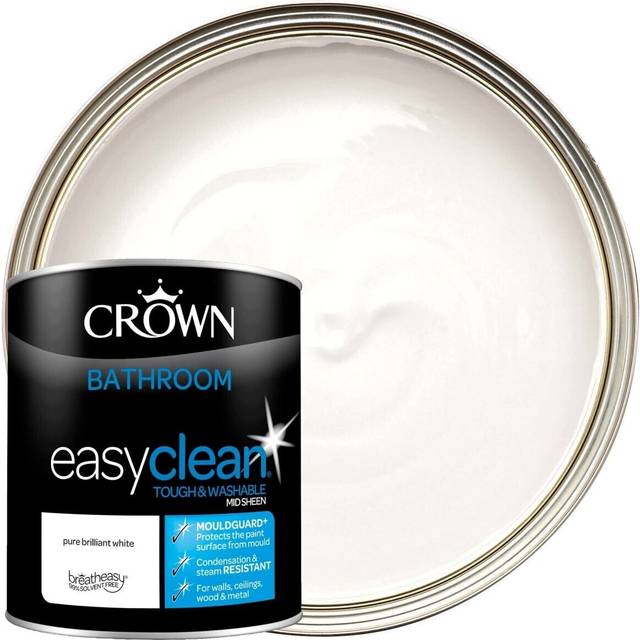 Crown mould guard + bathroom paint 1litre in brilliant white