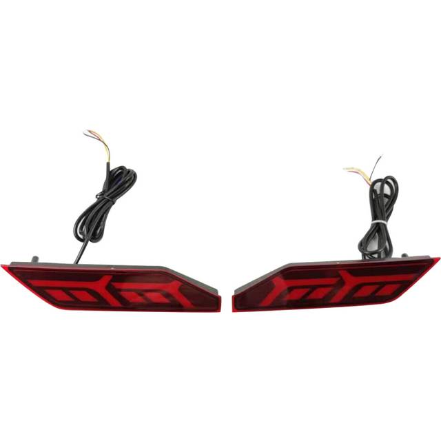 Car LED Rear Fog Lamp Brake Light Rear Bumper Decoration Lamp for Mitsubishi Pajero Sport 2018 2019 2020