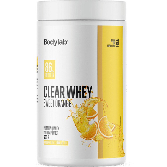 Clear Whey Jar (500 g) - Sweet Orange