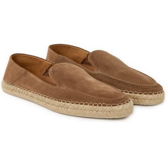 Hackett London for man. HMS21491 Brown leather espadrille Altea Loafer (43), Flat, None, Casual