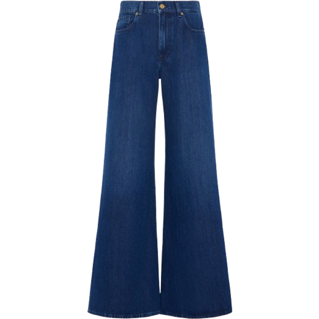 7 For All Mankind Willow Wide After School Super Wide Leg Jean