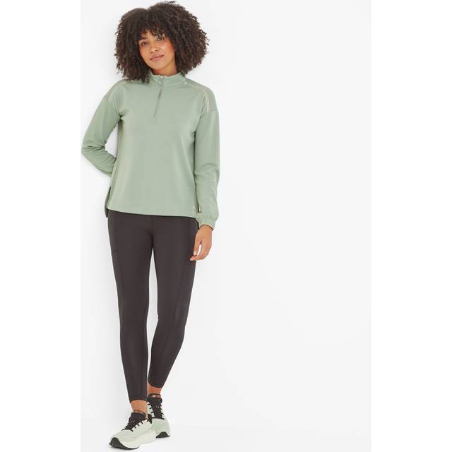 Larelle Womens Zipneck Sweatshirt - Pistachio - 8