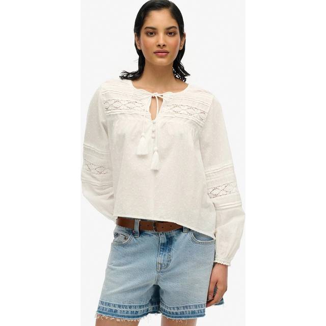 Ibiza Lace Blouse - Ecru - 10