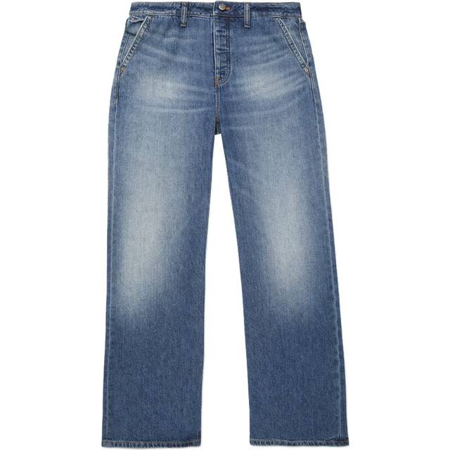 Tommy Hilfiger Women's Adaptive Wide Leg Jeans with Elastic Waist  Med