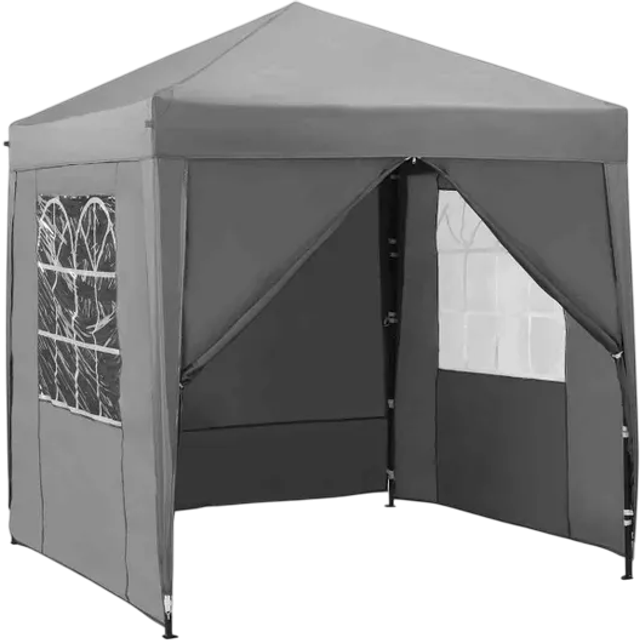 Grey Pop-Up Gazebo Set 2m x 2m