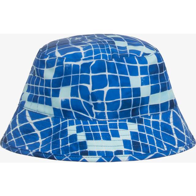 Molo Boys Blue Tile Graphic Bucket Hat (Upf50+) - 1-4 year