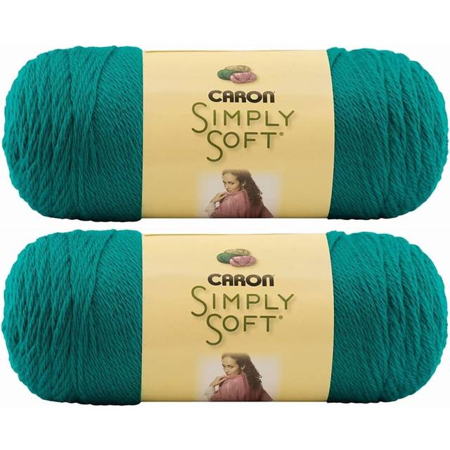 Bulk Buy: Caron Simply Soft Yarn Solids 2-Pack Cool Green