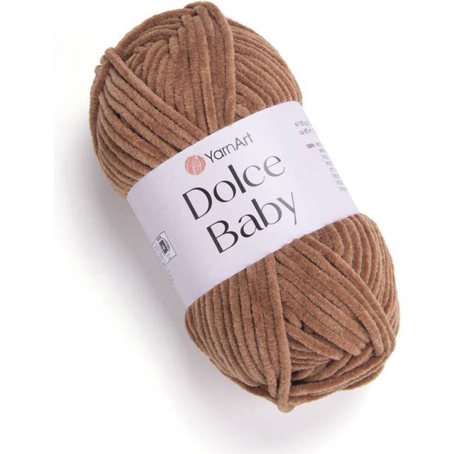 Yarnart Dolce Baby Yarn by yarnart Soft Chenille Velvet Medium Moyen Medio Yarn Blanket amigurumi Crochet Yarn 50 Gram (1.76 oz) 93 Yards (850)