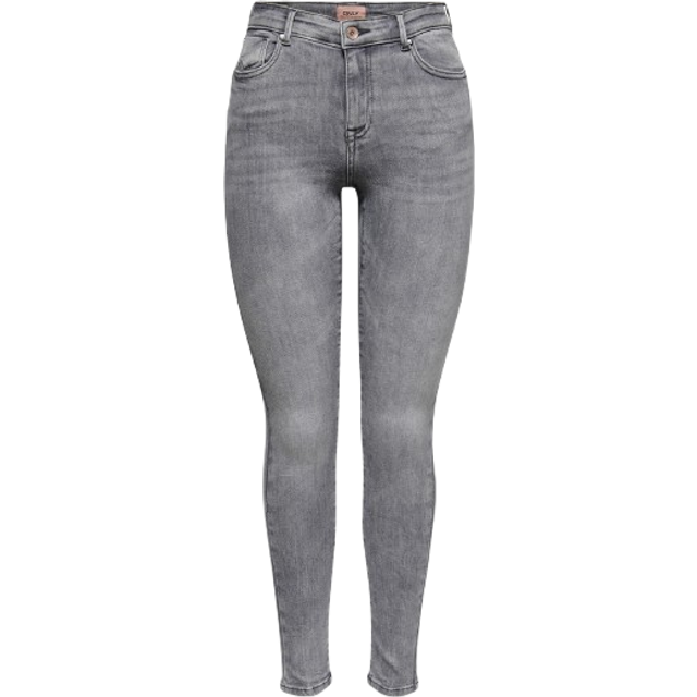 Women's mid-rise jeans Only Onlpower azg937 - Gris