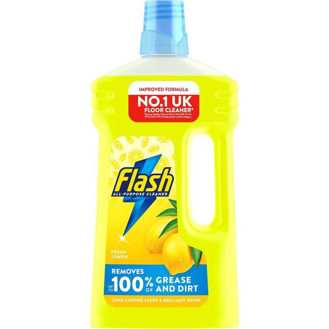 Flash Multipurpose Floor Liquid Cleaner Crisp Lemon 1L