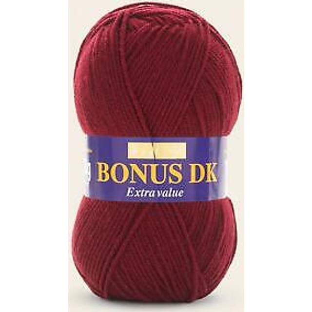 Sirdar hayfield bonus dk double knitting yarn wool 100g - 841 claret