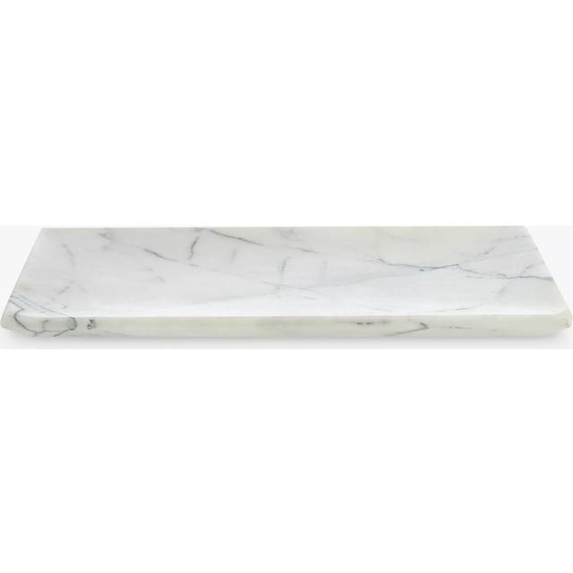 John Lewis White Marble Bathroom Accessories Tray