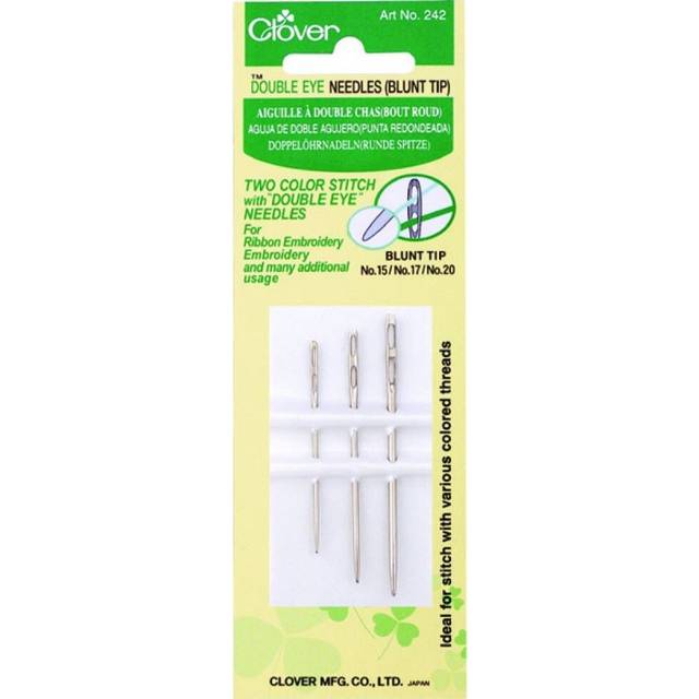 Clover Double Eye Sewing Needles