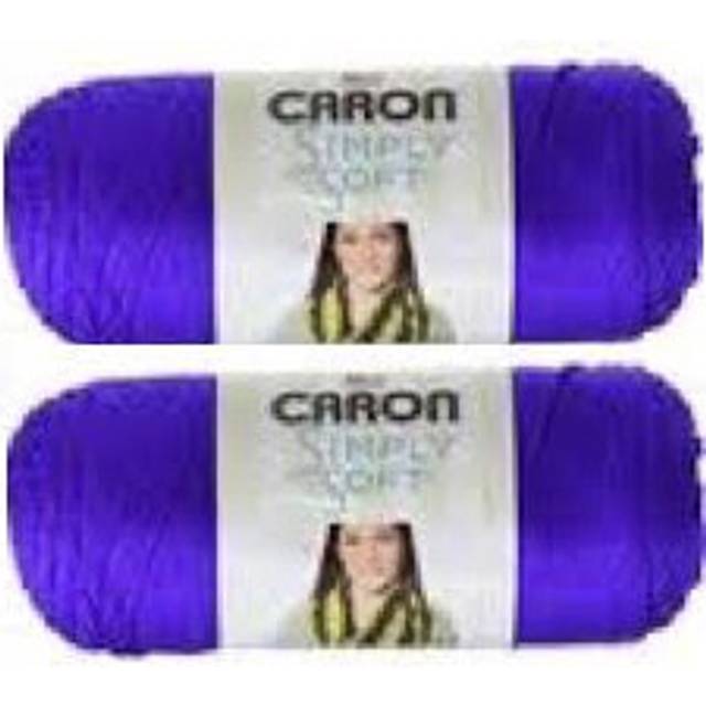 Bulk Buy: Caron Simply Soft Yarn Solids 2-Pack Iris