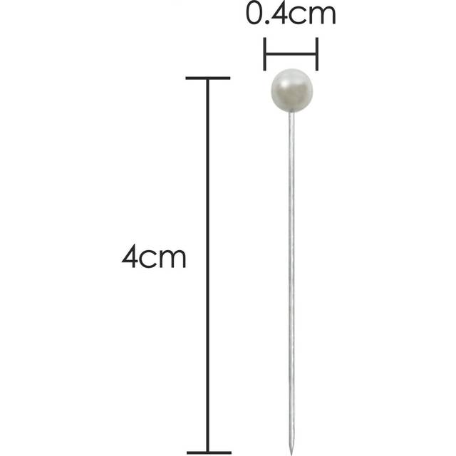 TRIXES 100 Dress Makers Ivory Pins 1 ''