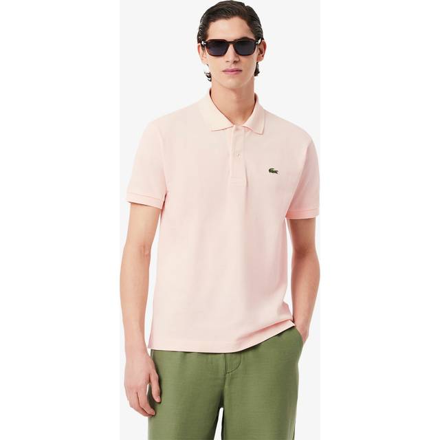 Lacoste Classic Fit L.12.12 Original Polo Shirt Size 4 - M Angora Pink - Angora pink