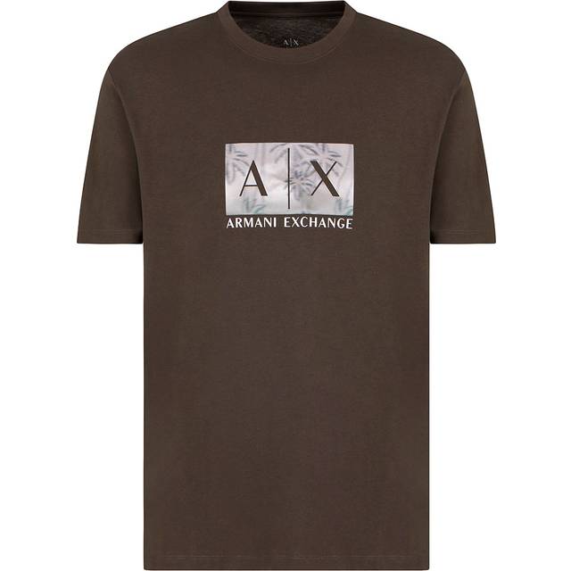 Men's Armani Exchange T-Shirt Khaki - Green - Size: 42