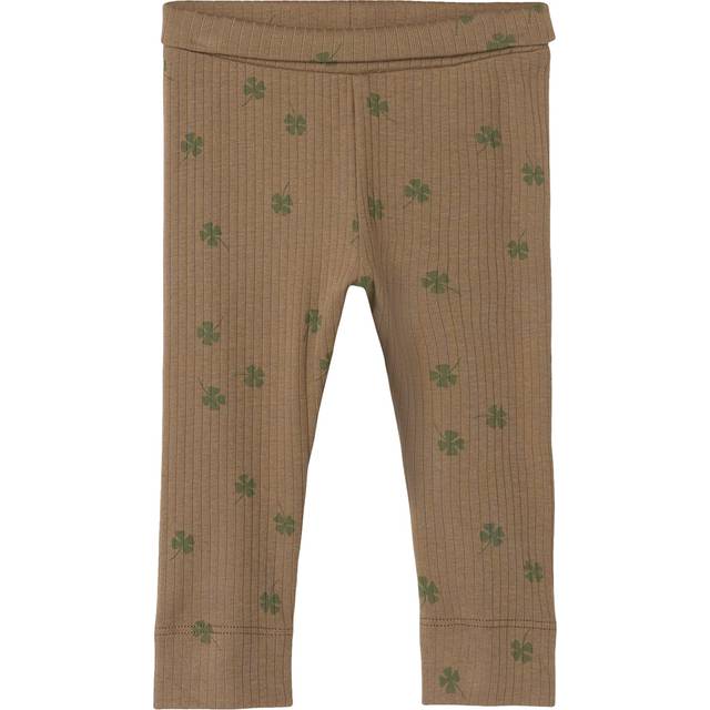 Name It Leggings - Rib - NbmNoellus - Valnöt - Name It - 50 - Leggings