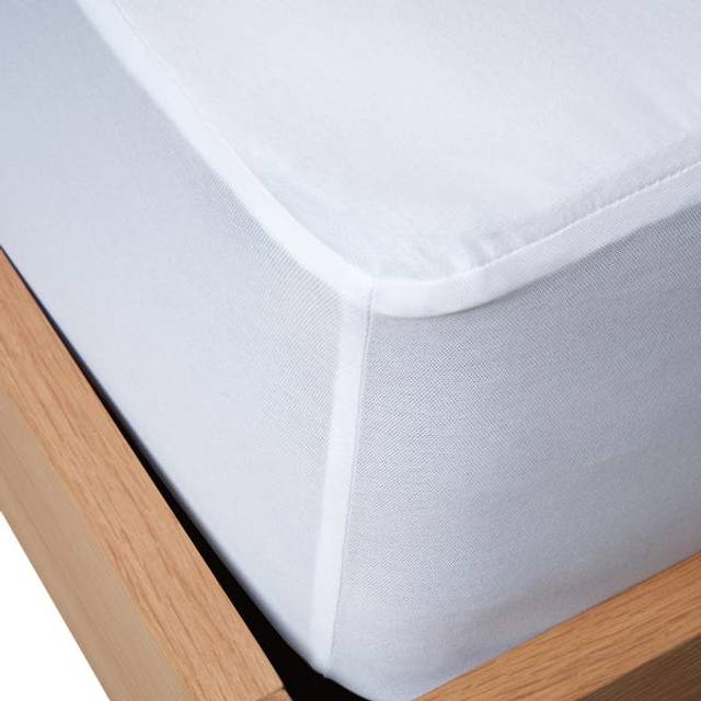Panda Bamboo Mattress Protector - White
