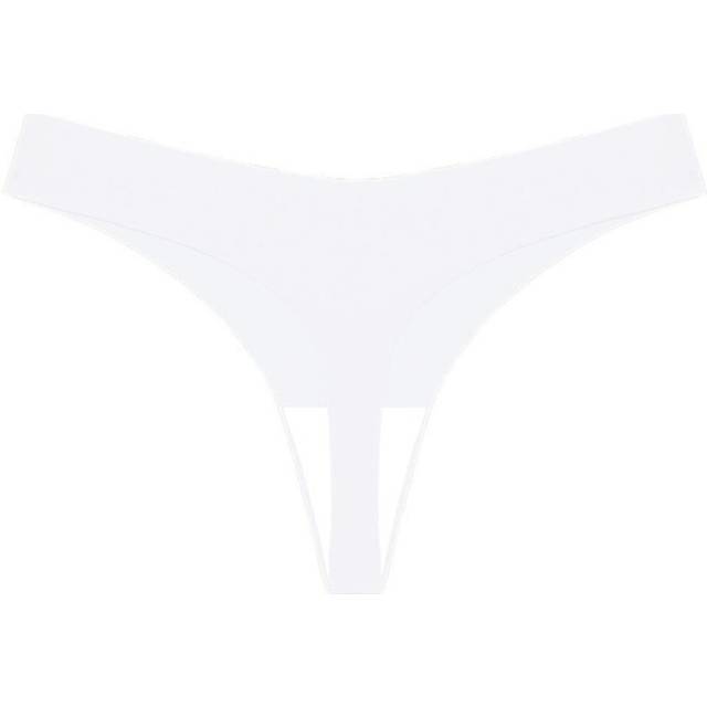 (ivory, XL) Finetoo Women Seamless G-string Sexy Low-waist Thongs Bikini Panties Soft And Comfortable