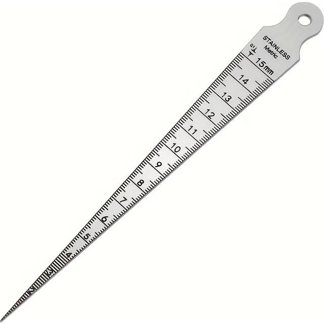 TEMU 1pc Gauge, Cone Gauge, Wedge Plug Gauge, 1-15mm, For Measuring Inner Diameter