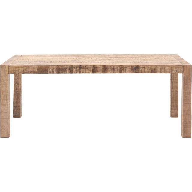 Natural Mango Wood Dining Table 200cm - Iowa - Caspian House - Brown