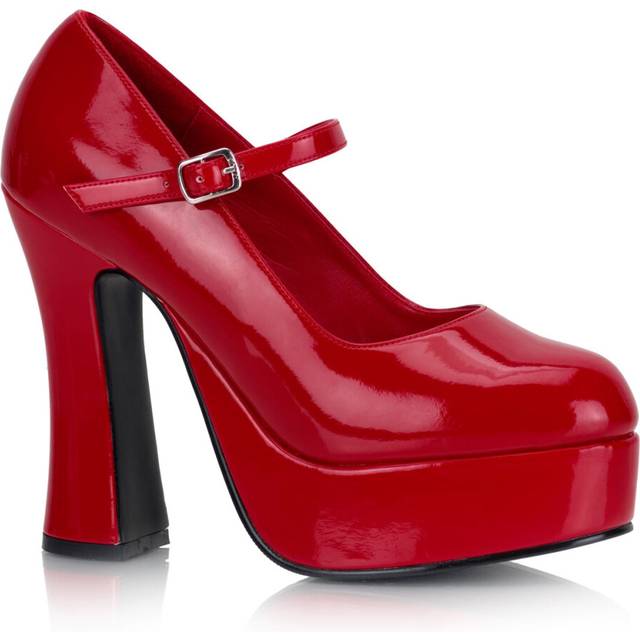 (UK 3/EU 36/US 6) DemoniaCult Womens Pumps DOLLY-50 Red Pat