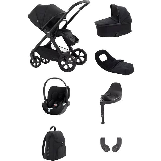 Oyster 4 Pushchair, Cybex Cloud T Car Seat and Base by BabyStyle Luxury Bundle