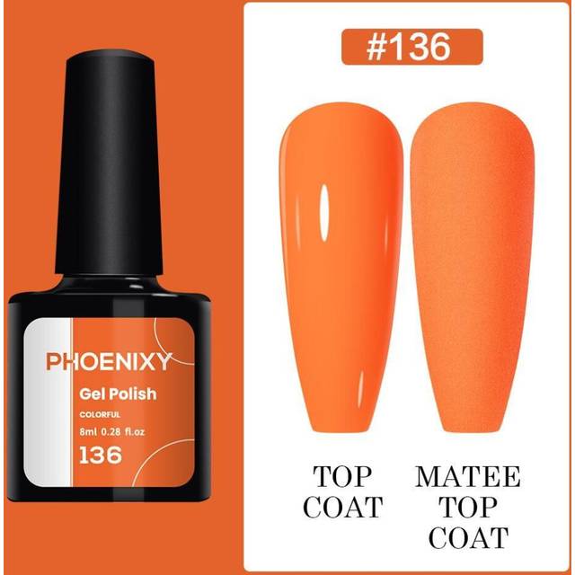 (color 36) Phoenixy 60 Colors Uv Gel Nail Polish 8ml Gel Nail Polish Soak Off Glitter Gel Polish Gel Nail Varnish Nail Polish Gifts Set For Women Salo