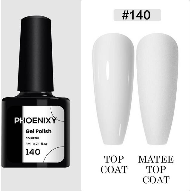 PHOENIXY 60 Colors UV Gel Nail Polish 8ML Gel Nail Polish Soak Off Glitter Gel Polish Gel Nail Varnish Nail Polish Gifts Set for Women Salon color 40