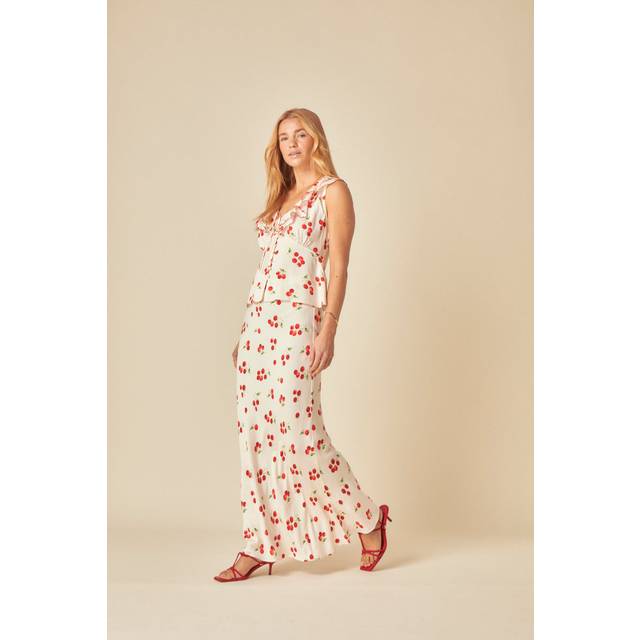 Nobody's Child Milo Tomato Print Midi Skirt, Multi