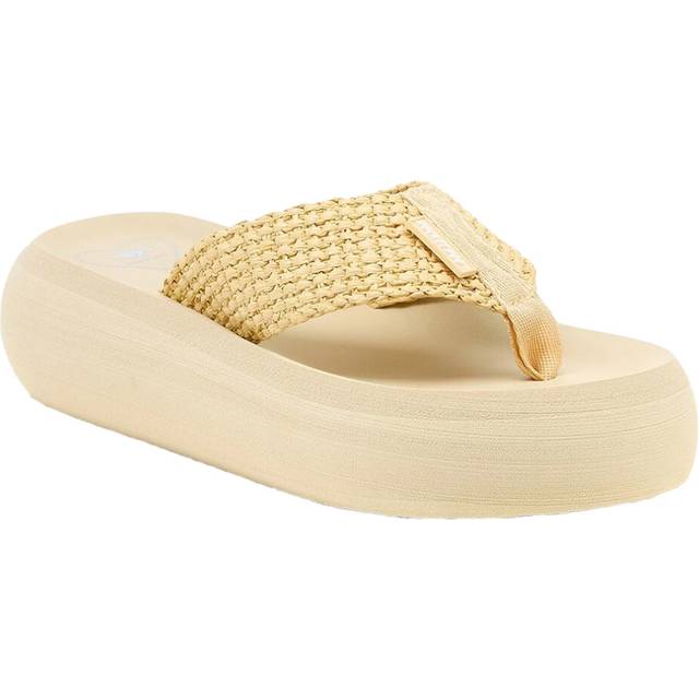Rocket Dog Womens/Ladies Sandy Raffia Flip Flops 6 UK naturlig