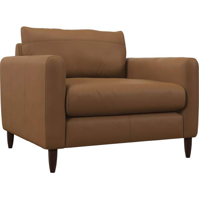 John Lewis Bailey II Leather Snuggler, Dark Leg