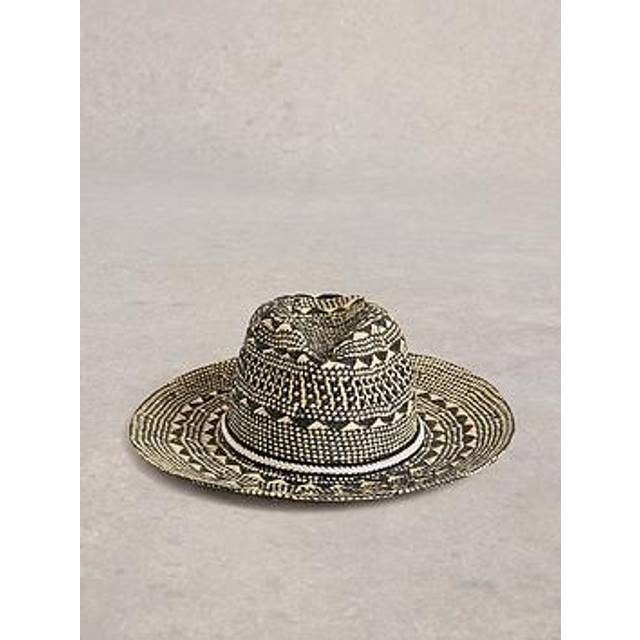 White Stuff Mosaic Fedora, Black/Multi