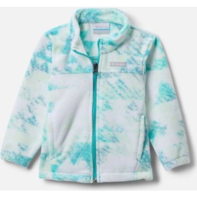 Columbia Girls' Toddler Castle Dale Printed Full Zip Fleece Jacket- - Blue (2T)