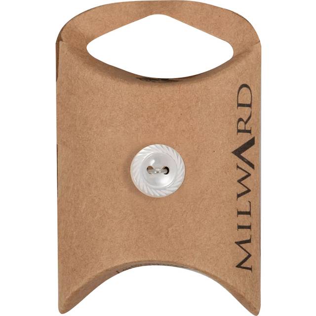 Milward 2 Hole rope Rim Buttons, 11mm, Pack of 10