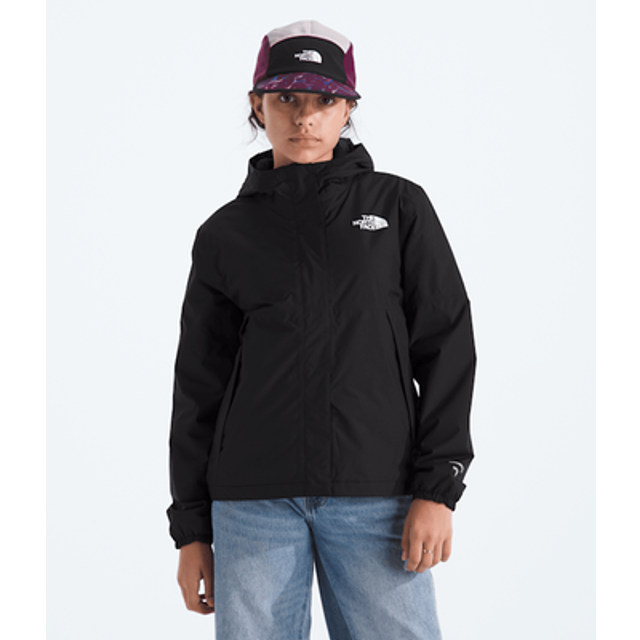 The North Face Girls' Warm Antora Rain Jacket Tnf Black-tnf Black Size XXL female - TNF Black-TNF Black (XXL)