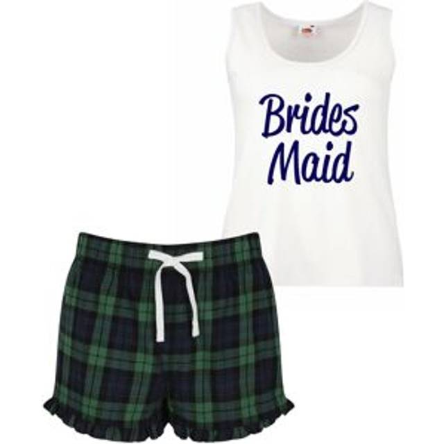 Bridesmaid Pyjama Set - Green - M