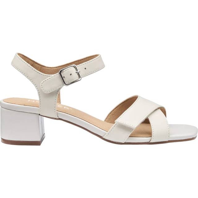 Hotter Riviera Leather Block Heel Strappy Sandals