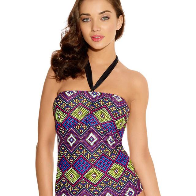 Tankini top freya swimwear byzantine 3085 underwired bandeau tankini top neo